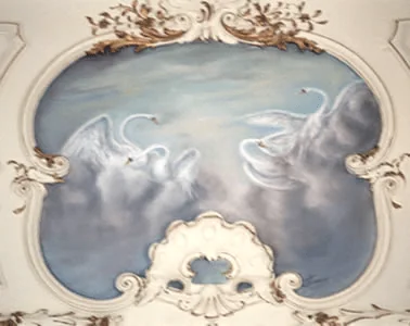 Fresques de salon dessus de portes — Daniel Trammer