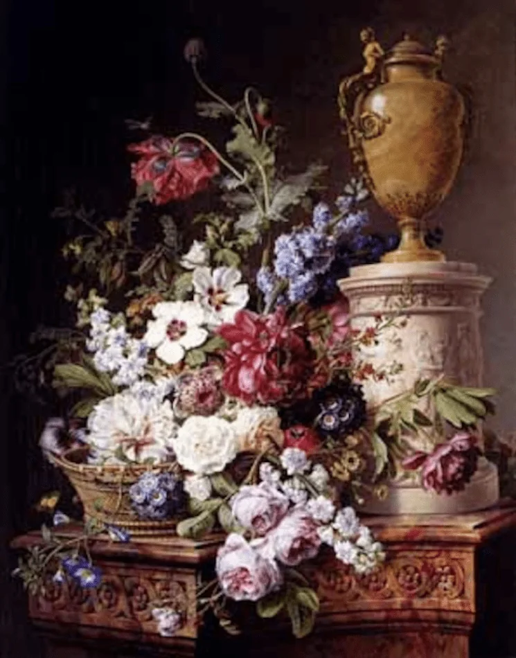 Panier de fleurs 65x50 cm — Daniel Trammer