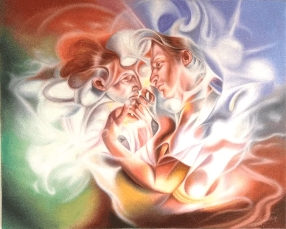 Portrait de l'amitié 65x90 Cm — Daniel Trammer