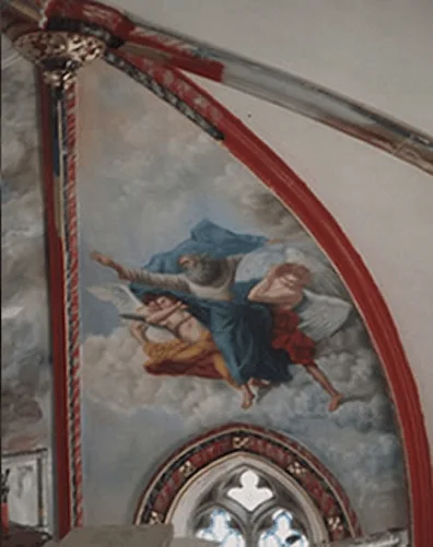 Fresque de Plafond chapelle — Daniel Trammer