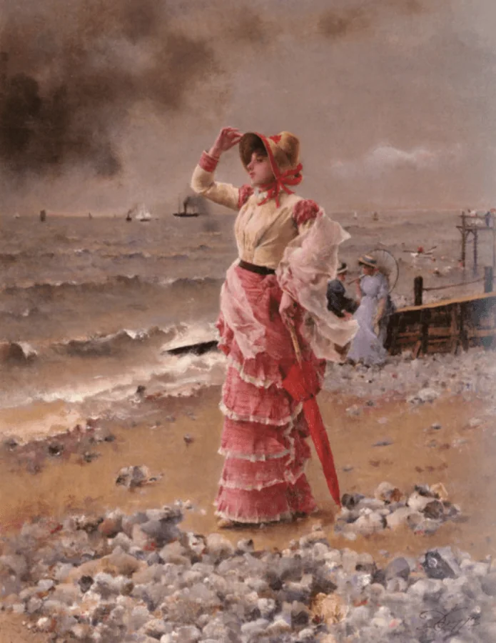 Le Bord de mer 90x75 cm — Daniel Trammer