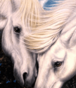 Chevaux d'amour 70x90 cm – Image 3
